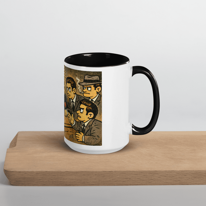 Retro Mystery #4 Ceramic Mug