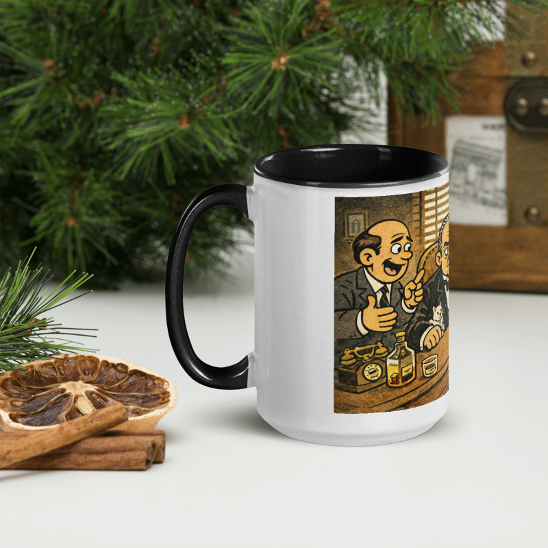 Retro Mystery #4 Ceramic Mug