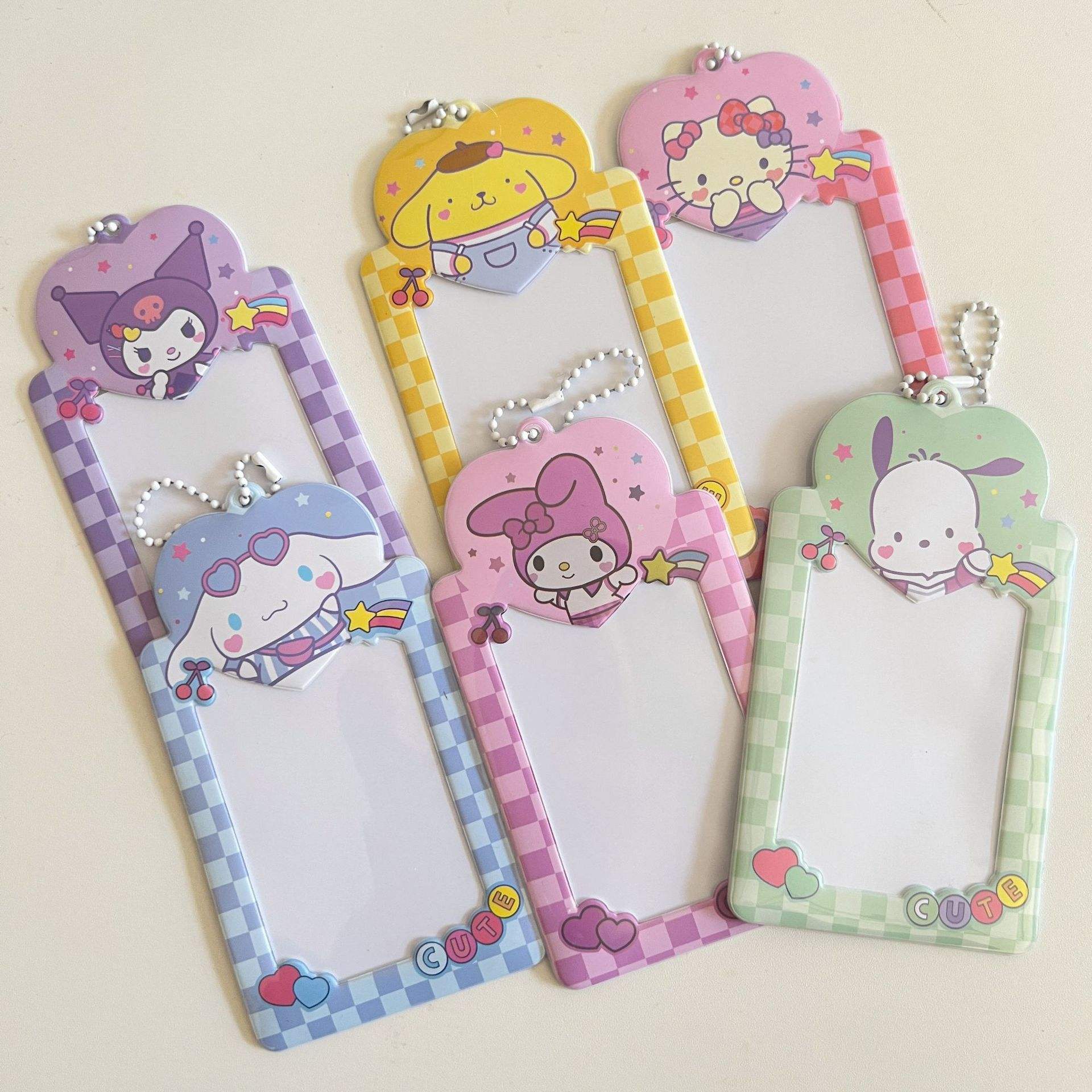 Assorted acrylic photo-card holder frames
