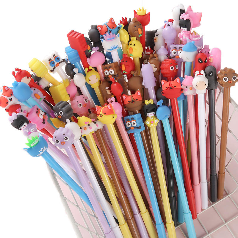 Assorted cute pens and writing pieces